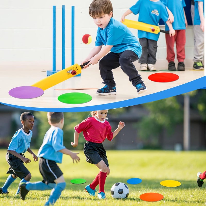 WildTracks 9 inch Spot Markers Flat Field Cones,Non Slip Spot Floor Dots for Soccer Basketball Baseball Sports Speed Agility Training - Image 4